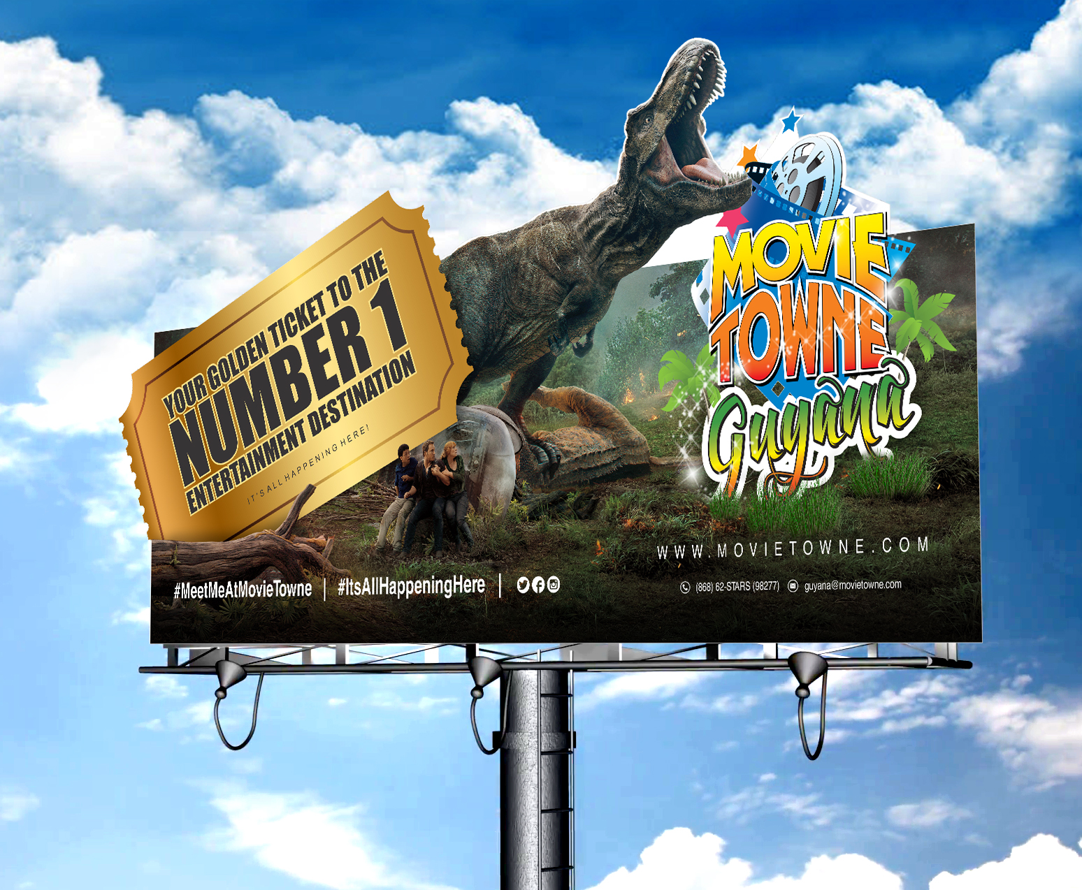 MovieTowne – Jurassic Park Billboard